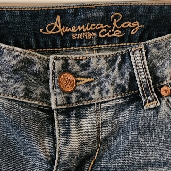American Rag bermuda denim jeans color blue size 7 - Picture 4 of 6